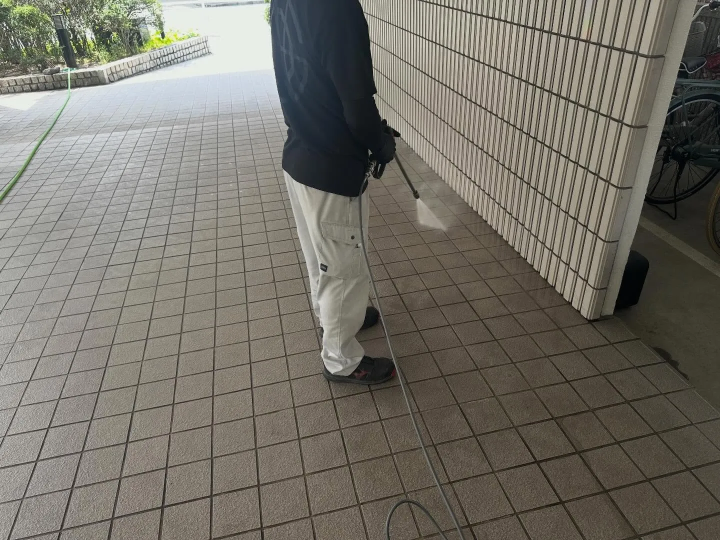 マンションの共用部分の定期清掃