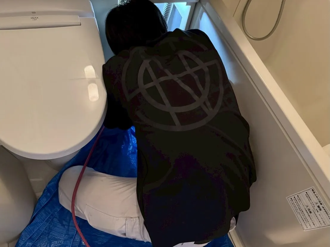 ビジネスホテルの排水管洗浄