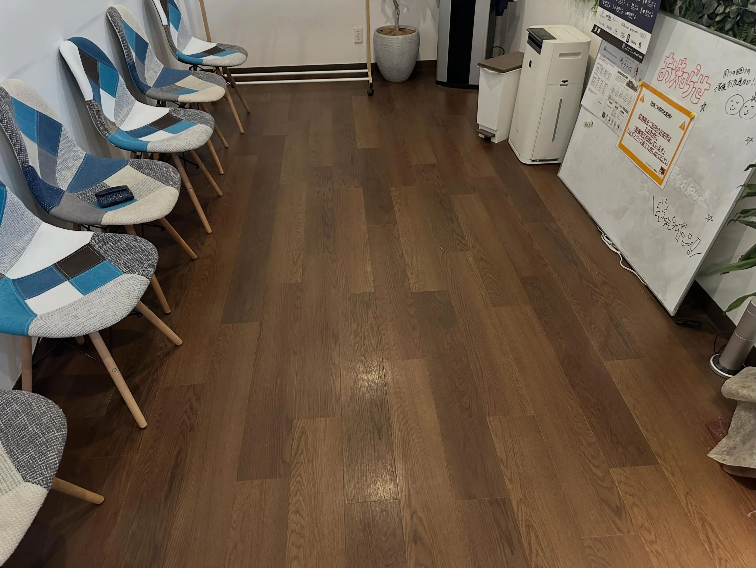 あおばさんの緑店の清掃